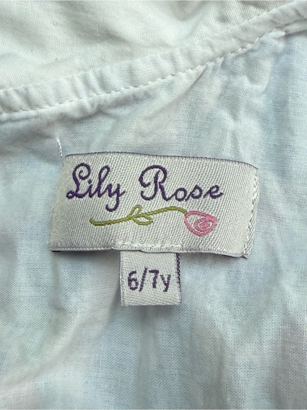 Lily Rose Blue Floral Peter Pan Collar Dress 6-7 Years ASO Princess Charlotte - Picture 8 of 11